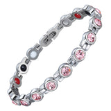 Magnetic Bracelet For Women Crystal Design 4 in 1 Health-B015