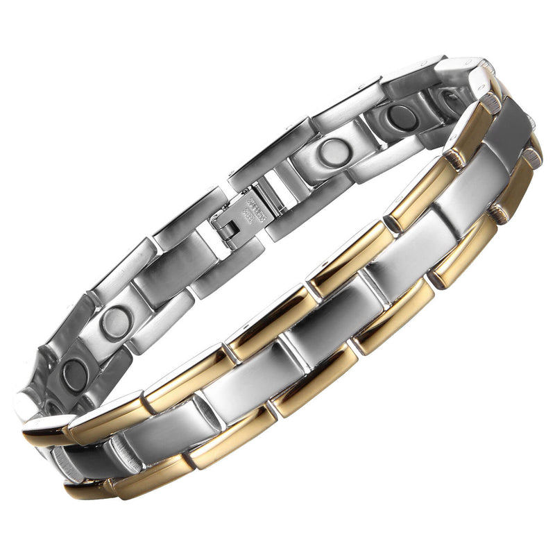 Luxury Stainless Steel Magnetic Bracelet for Men