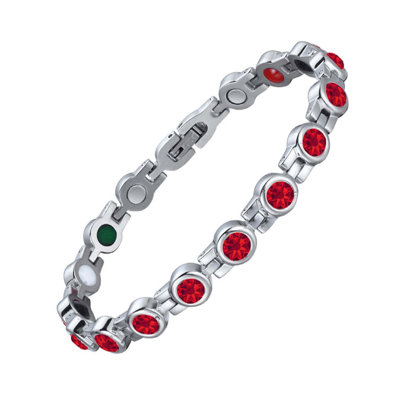 Magnetic Bracelet For Women Crystal Design 4 in 1 Health-B015