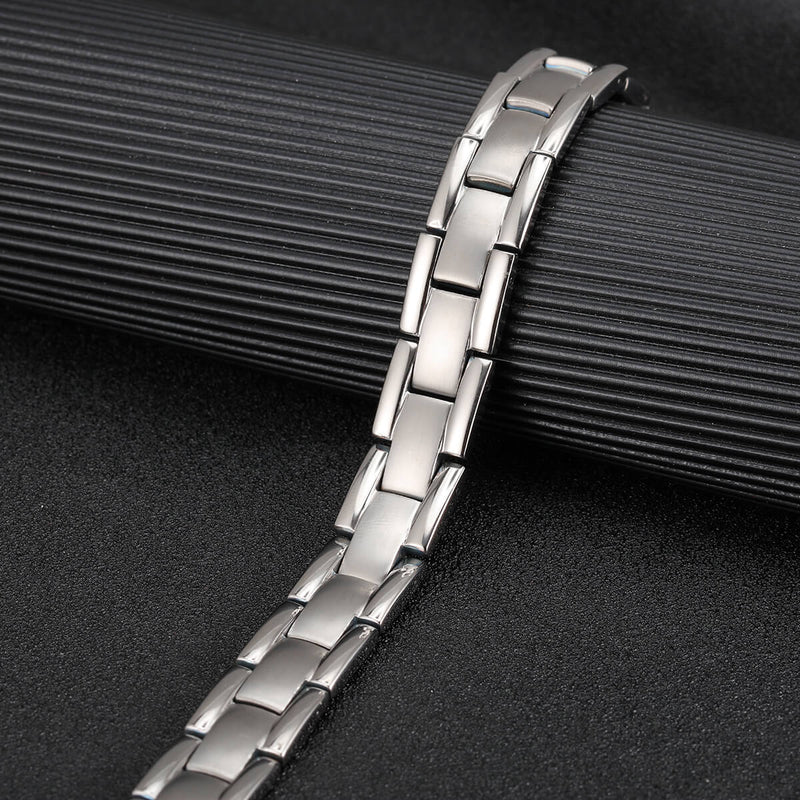 Luxury Stainless Steel Magnetic Bracelet for Men