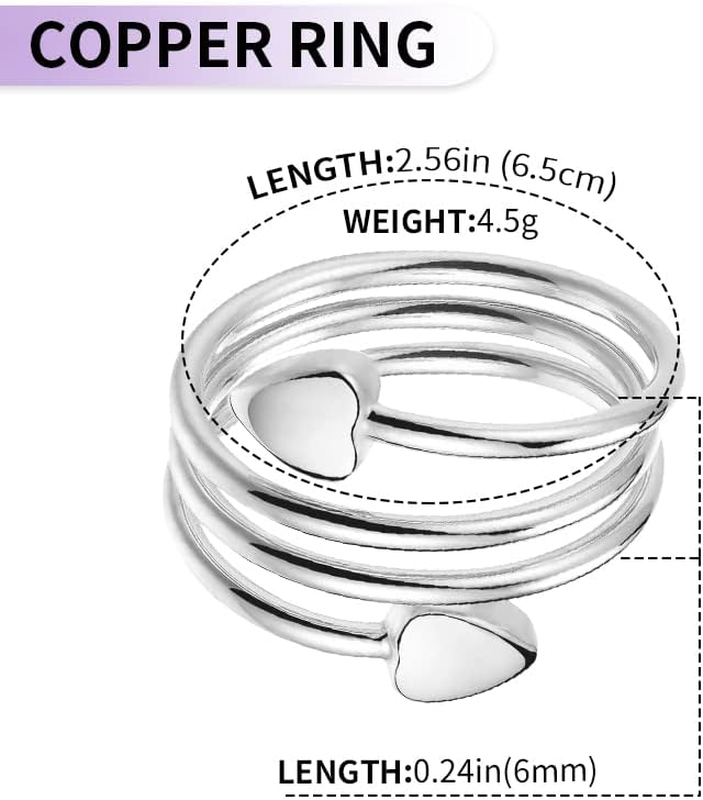 MagEnergy Lymphatic Drainage Magnetic Bracelets for Women Titanium Steel Magnetic Wristbands with Elegant Love Heart Shape Design, Lovely Gift Box with an Adjustment Tool(Heart Purple)