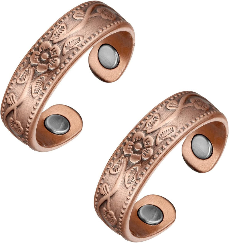Solid Copper Therapy Ring Band for Men & Women, Uncoated Pure Copper,  Naturally Support Immune System; Trace Mineral, Natural Relief of  Arthritis, Joint Pain, Carpal Tunnel; 3mm, Size 9 - Walmart.com