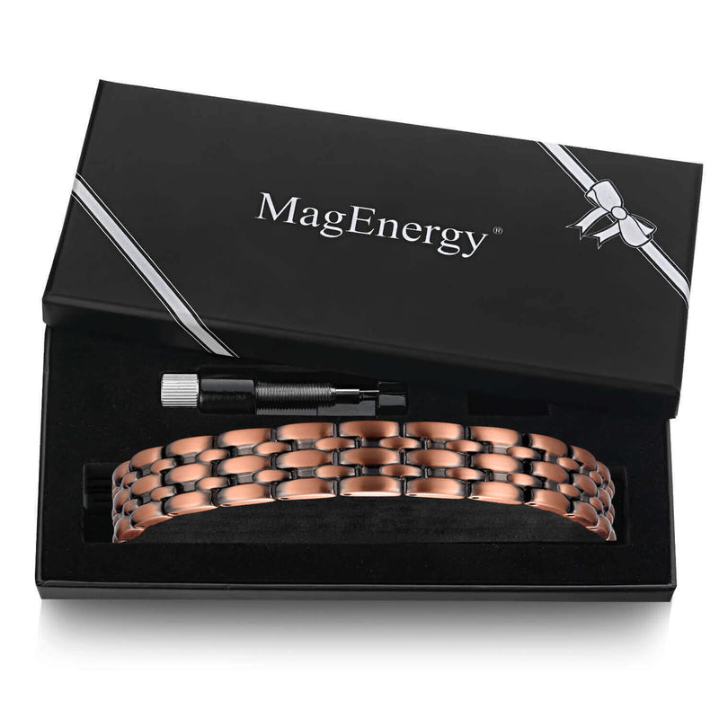 Copper Bracelet For Men Magnetic Bracelet Adjustable-CB057