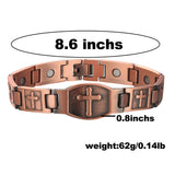 Cross Copper Bracelet For Men  Christian Bracelet CB589