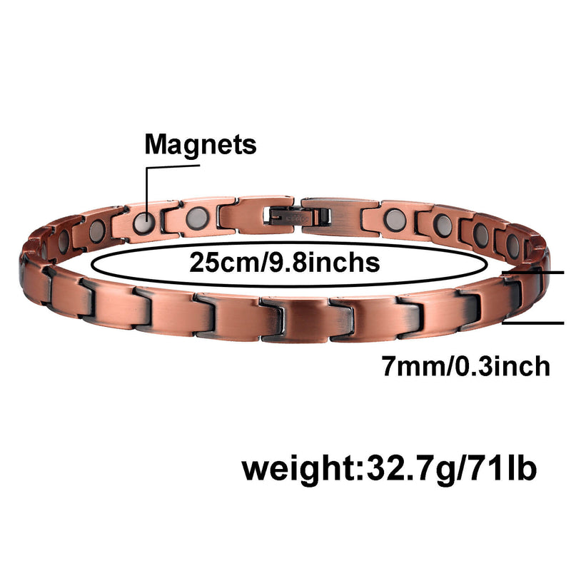 Women Anklet Copper Magnetic Bracelet For Arthritis Pain Relief-CB001WA