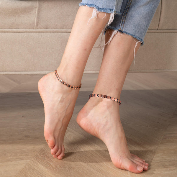Women Anklet Copper Magnetic Bracelet For Arthritis Pain Relief-CB001WA