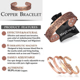 Copper Bracelet For Men Arthritis Bracelet Viking Style-CBG046