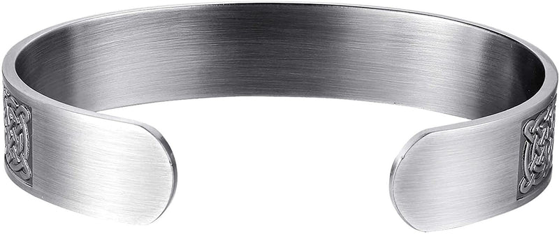 Viking Copper Bracelet for Men Arthritis Carpal Tunnel Cuff Bracelet 7.5inches Adjustable