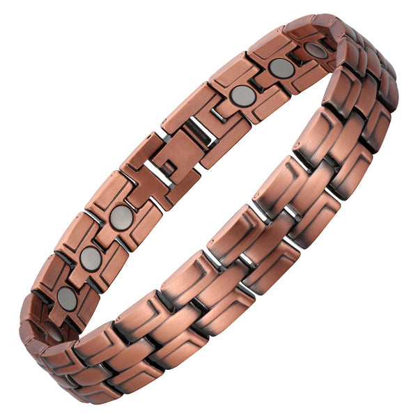 Mens Copper Bracelet For Arthritis With Magnetic Therapy CB002